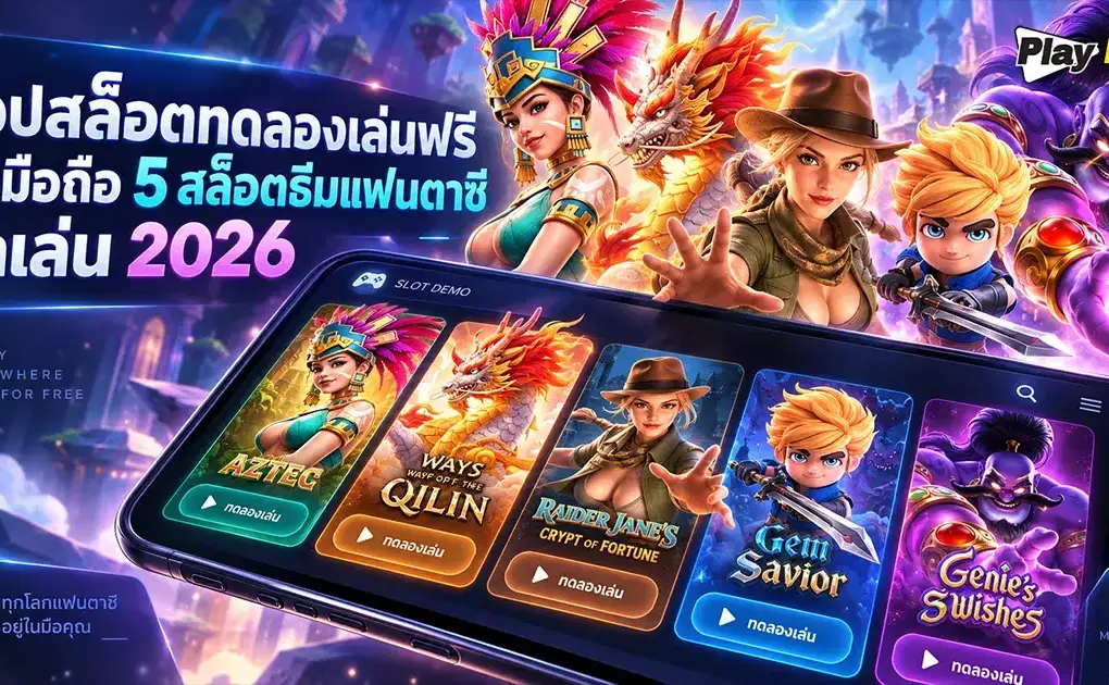 แอปสล็อตทดลองเล่นฟรี บนมือถือ