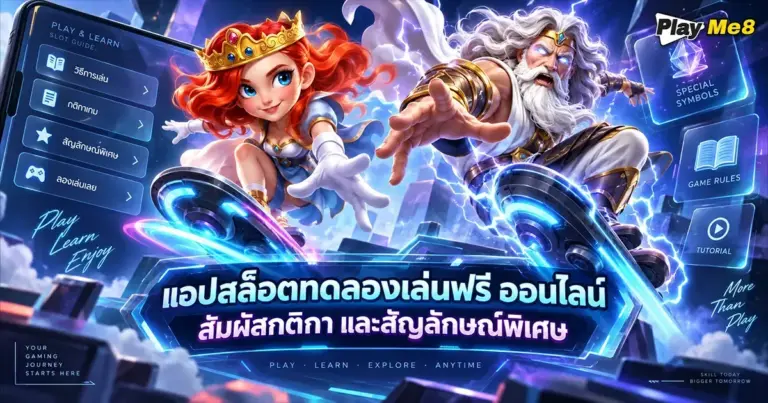 แอปสล็อตทดลองเล่นฟรี ออนไลน์